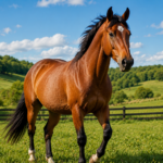 cavalo no pasto
